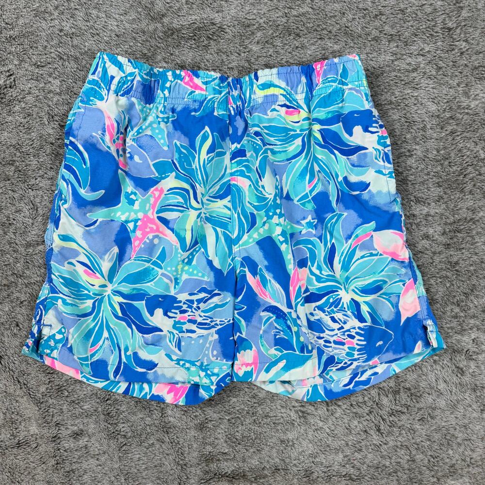 Lilly Pulitzer Capri Trunk Swim Shorts Boys 26 Waist